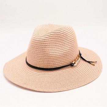 Large Wide Brim Raffia Straw Hat for Women