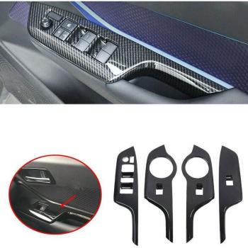 Elevador de Ventana Fibra Carbono ABS con Panel Embellecedor – Parte Derecha – Toyota C‑HR