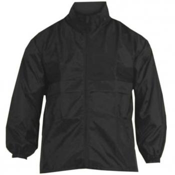 Men's Black Football Raincoat