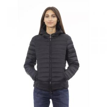 Invicta Down Jackets for Women, Black, Size 2XL Quilted Jacket with Hood