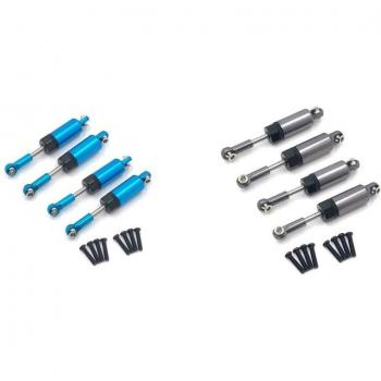 Wltoys A959 A959-B A949 A969 A979 K929 Metal Shock Absorber Set 1/18 RC Car Parts, Blue & Gray