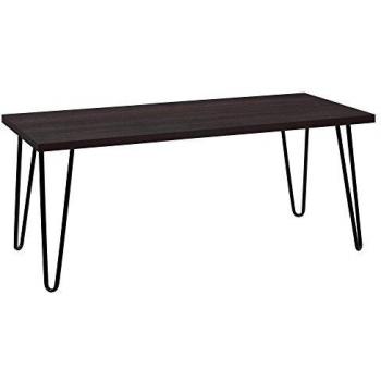 Dark Russet Cherry Oak Coloured Frame Coffee Table