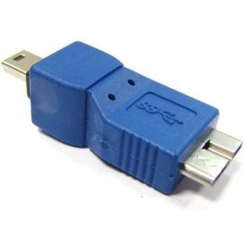 Convertisseur USB 3.0/USB 2.0 – Mini‑USB à Micro‑USB, type B mâle