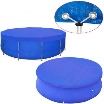 VidaXL Party-Zelt 4×6 m Blau mit Seitenwänden 90 g/m²
