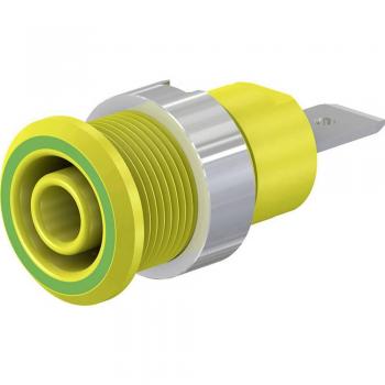 Douille Femelle 4 mm Vert – Stäubli SLB4‑F6,3/N‑X