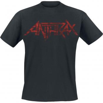 Anthrax Men's Black T-Shirt with Large Logo (Sizes S-XXL)