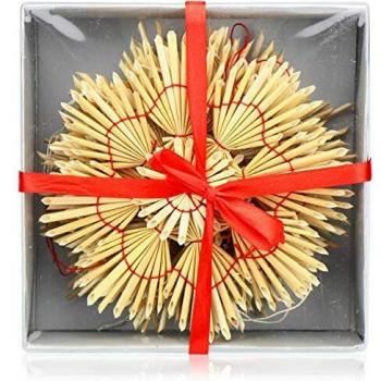 Stroh‑Anhänger „Christbaum‑Mix“ – com‑four®