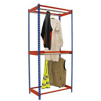 Simonclothing Étagère bleue et orange sans vis