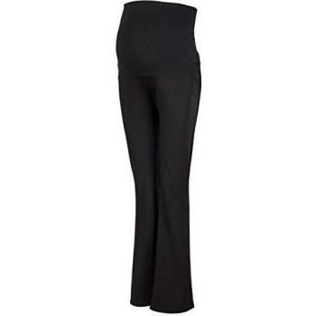 Noppies SuperMom Umstandshose Damen Casual Flared Legs, Schwarz, XL