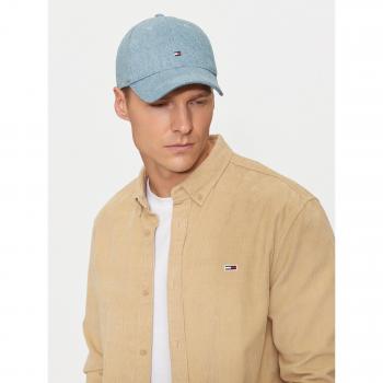 Tommy Hilfiger Men's Light Denim Small Flag Cap S-M
