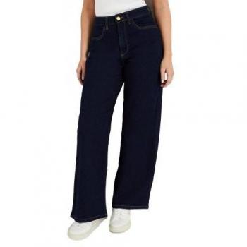 Dames Denim Wijde Pijpen Jeans - Blauw - Maat 14 UK