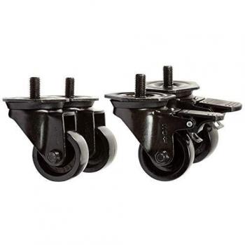Ruote LogiLink 19 per Armadio Rack 600kg – Nero