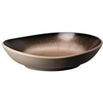Rosenthal Junto Shiny Bronze Steinzeug Teller tief 22 cm