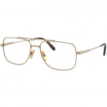Ray‑Ban William Titanio 1246 Dorado – Gafas Recetadas con Lentes 58 mm