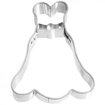Edelstahl Ausstechform Kleid 7,5 cm
