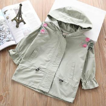 Windjacke „Frühlingserwachen“ DFXD – zarte Blume, kinderfreundlich