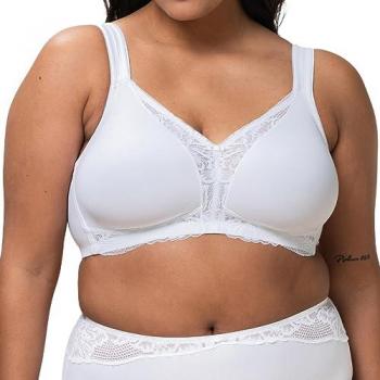 Triumph BH Modern Lace Cotton Soft Bra Weiß E 95