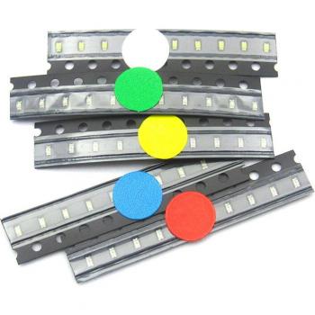 LED SMD 100 1206 Pack 5 Couleurs – Jaune, Rouge, Vert, Bleu, Blanc – Promotion Exceptionnelle