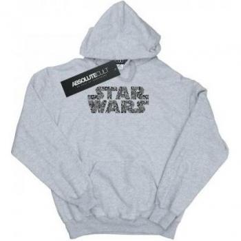 Sudadera Hombre Star Wars Con Logotipo Capucha M Blanco