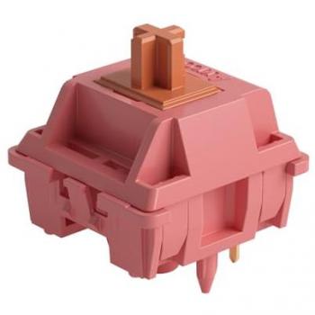 Akko Rosewood Linear Mechanical Keyboard Switches (45pcs, 5-Pin, Factory Lubed, MX-Compatible)