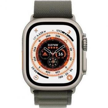 Apple Watch Ultra GPS + Cellular 49mm Titanio con Correa Loop Alpino Verde S - Smartwatch Reacondicionado