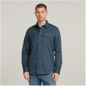 G-STAR Oversize Langarmshirt Marine Slim