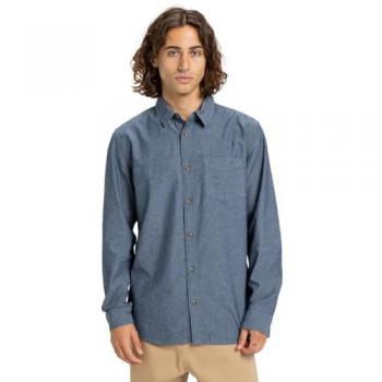 Camisa de Manga Larga Yosemite Chambrayls Quiksilver Azul
