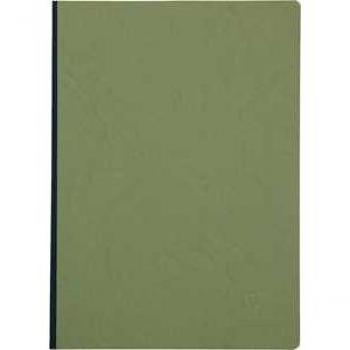 QUADERNO 21X29.7 AGE BAG 192PG 90GR 5MM VERDE CLAIREFONTAINE QUO VADIS