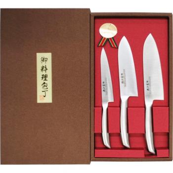 Kit de Facas Santoku Masamune Minamoto EK3PCM