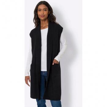 Strickjacke für Damen von HEINE, Größe 40, schwarz