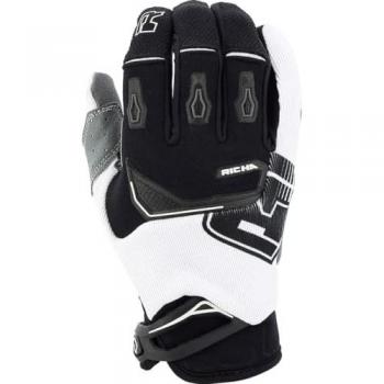 Richa Desert MX Guanti Motocross traforati Nero Grigio Bianco XL