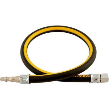 Air Compressor Hose, 1/4 ID, 0.6m Long, Including Fittings for Seamless Connection of Air Tools