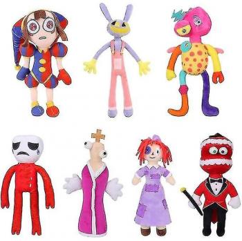 Circo Pomni: Set de Peluche 7 Piezas