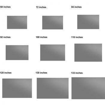 16:9 Portable Projector Screen for YG300 XGIMI H3 HALO Mogo Xiaomi