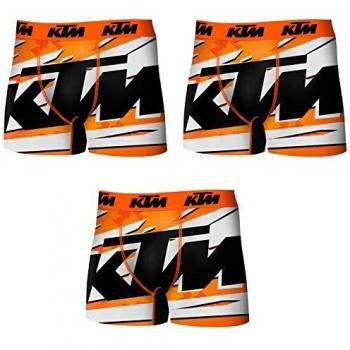 KTM PK1566-L Pack de 3 Boxers de Microfibra
