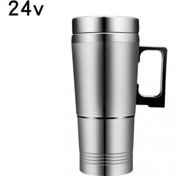 Tasse chauffante 12V/24V pour café et lait en voiture