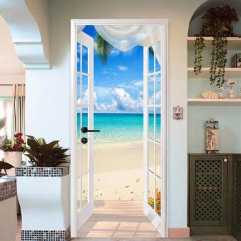 Coastal Vista Door Graphic