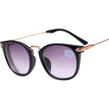 Fertig Myopie Brille mit schwarzem Metallrahmen