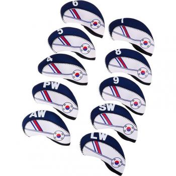 Protection en 10 pièces pour têtes de fer de golf