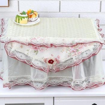 Housse anti‑poussière micro‑onde « Élégance Rurale »