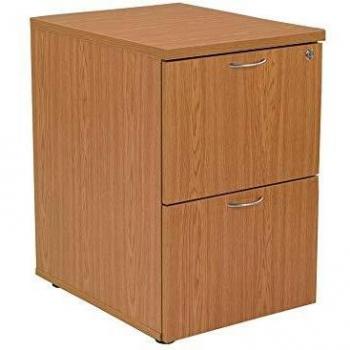 First Office Storage Cabinet in Oak Finish