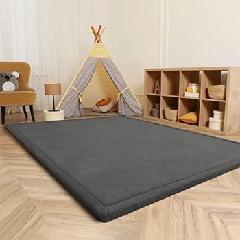 Tappeto per Cameretta Bambina Antracite 100x200 cm