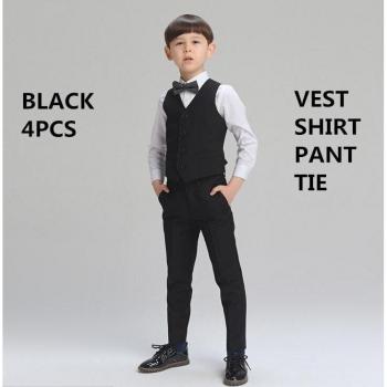 Boys Classic Prom Suit 4-Piece Outfit 3T-12T