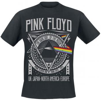 Pink Floyd T-shirt - Mörka sidan av månen - Turné 1972 - M 3XL - Herr - svart