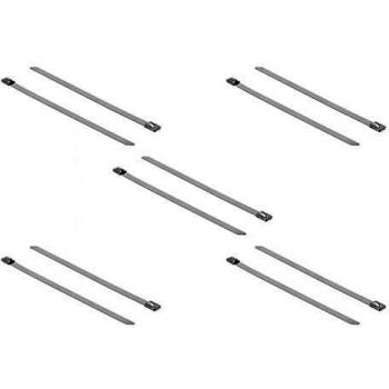 Delock Edelstahlkabelbinder L 150 x B 7,9 mm 10 Stück