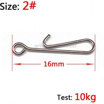 Clip de Enclavamiento Snap para Pesca – 100 Uds. Minfishing