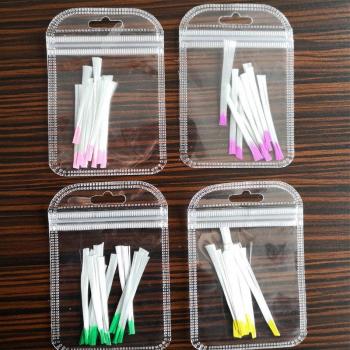 Fiberglass Nail Extension Kit - 10 Pcs Silk Gel Acrylic Tips Wrap