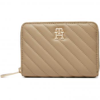 Portafoglio grande da donna Tommy Hilfiger AW0AW17017 Beige