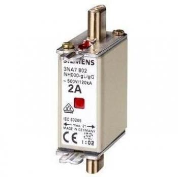 Disjoncteur à fuseau NH‑500 V T‑00 35 A, indicateur central 3NA7814 – Siemens