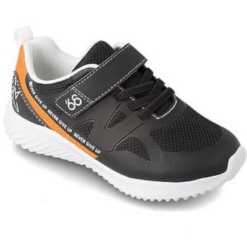 Zapatillas Garvalín para Niña - Negro y Naranja - Ligeras y Cómodas